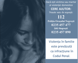 25 noiembrie 2020 - Ziua Internațională de combatere a violenței domestice